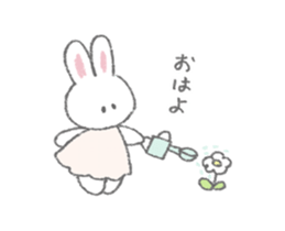 The fluffy bunny sticker sticker #8798103