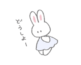 The fluffy bunny sticker sticker #8798115