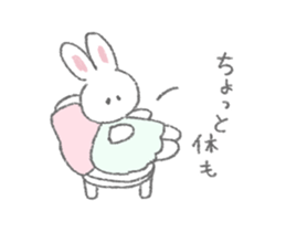 The fluffy bunny sticker sticker #8798120