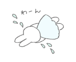 The fluffy bunny sticker sticker #8798123