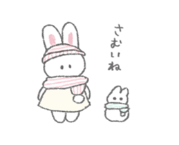 The fluffy bunny sticker sticker #8798126