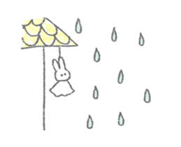 The fluffy bunny sticker sticker #8798127