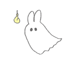 The fluffy bunny sticker sticker #8798128