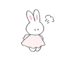 The fluffy bunny sticker sticker #8798131