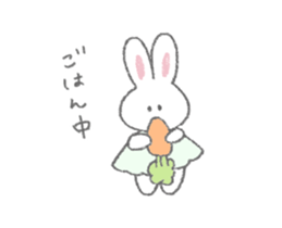 The fluffy bunny sticker sticker #8798136