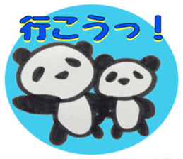 PANDA Stickers -you&me ver.- sticker #8799702
