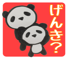 PANDA Stickers -you&me ver.- sticker #8799711