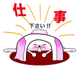 Plastic shopping bag rabbit -2 sticker #8800071