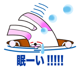 Plastic shopping bag rabbit -2 sticker #8800084