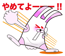 Plastic shopping bag rabbit -2 sticker #8800089