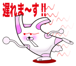 Plastic shopping bag rabbit -2 sticker #8800090