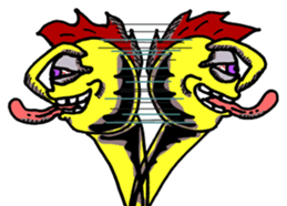 Monsters land sticker #8800142