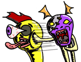 Monsters land sticker #8800143