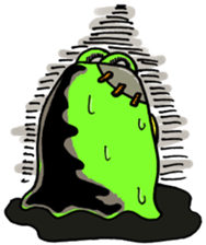 Monsters land sticker #8800163