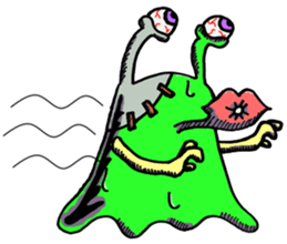 Monsters land sticker #8800174