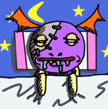 Monsters land sticker #8800177