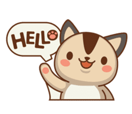 Sugar Cat Glider sticker #8800858