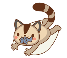 Sugar Cat Glider sticker #8800865