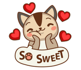 Sugar Cat Glider sticker #8800866