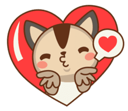 Sugar Cat Glider sticker #8800868