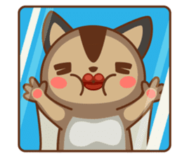 Sugar Cat Glider sticker #8800869