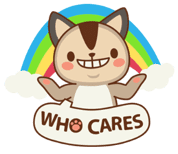 Sugar Cat Glider sticker #8800874