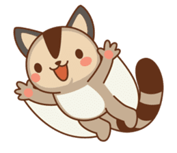 Sugar Cat Glider sticker #8800876