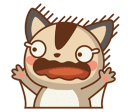 Sugar Cat Glider sticker #8800878