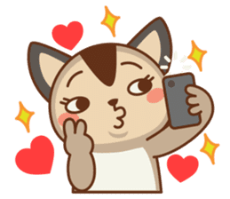 Sugar Cat Glider sticker #8800886