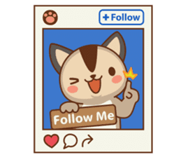 Sugar Cat Glider sticker #8800887