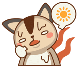 Sugar Cat Glider sticker #8800893