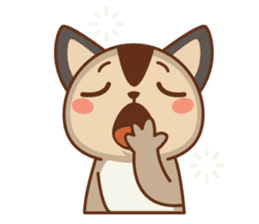 Sugar Cat Glider sticker #8800895