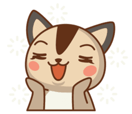 Sugar Cat Glider sticker #8800897