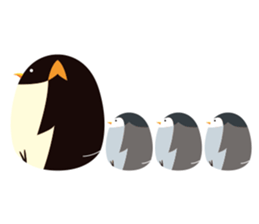 PENGUIN DARUMA sticker #8801442