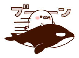 Lively and happy seal sticker #8801463