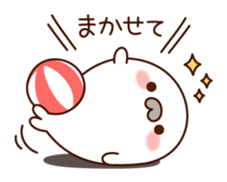 Lively and happy seal sticker #8801474