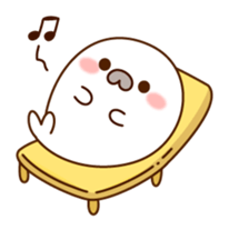 Lively and happy seal sticker #8801482