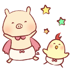 Pig & Chick of Toterapotte(English)