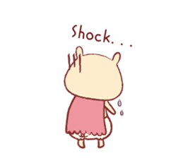 Pig & Chick of Toterapotte(English) sticker #8802146