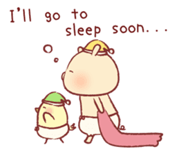 Pig & Chick of Toterapotte(English) sticker #8802152