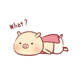 Pig & Chick of Toterapotte(English) sticker #8802159