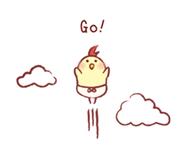 Pig & Chick of Toterapotte(English) sticker #8802171