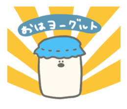 A creature who speaks about a dull joke sticker #8803590