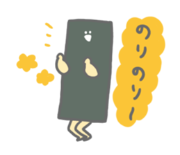 A creature who speaks about a dull joke sticker #8803602