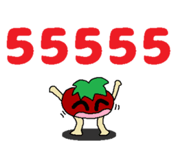 Tomato human being sticker #8804073