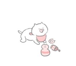 mochi mochi cat. 2 sticker #8804126