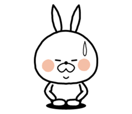 White rabbit in Beijing. sticker #8804584