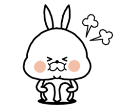 White rabbit in Beijing. sticker #8804602