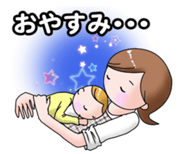 Happy mother life sticker #8804625