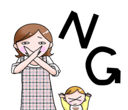 Happy mother life sticker #8804645